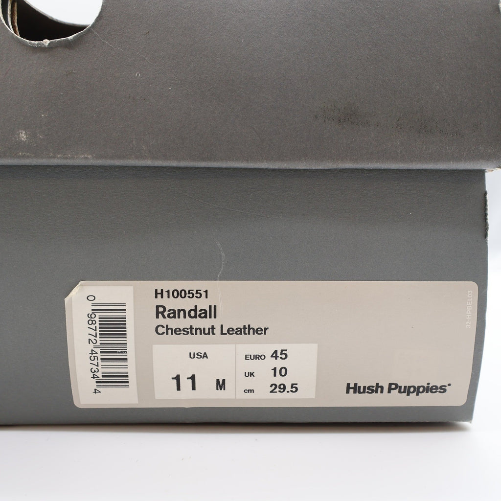 Hush Puppies Randall Mens Size 11 M Chestnut Leather Moc Toe Oxford H100551 - take2supply