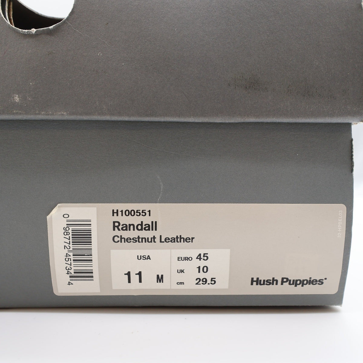 Hush Puppies Randall Mens Size 11 M Chestnut Leather Moc Toe Oxford H100551 - take2supply