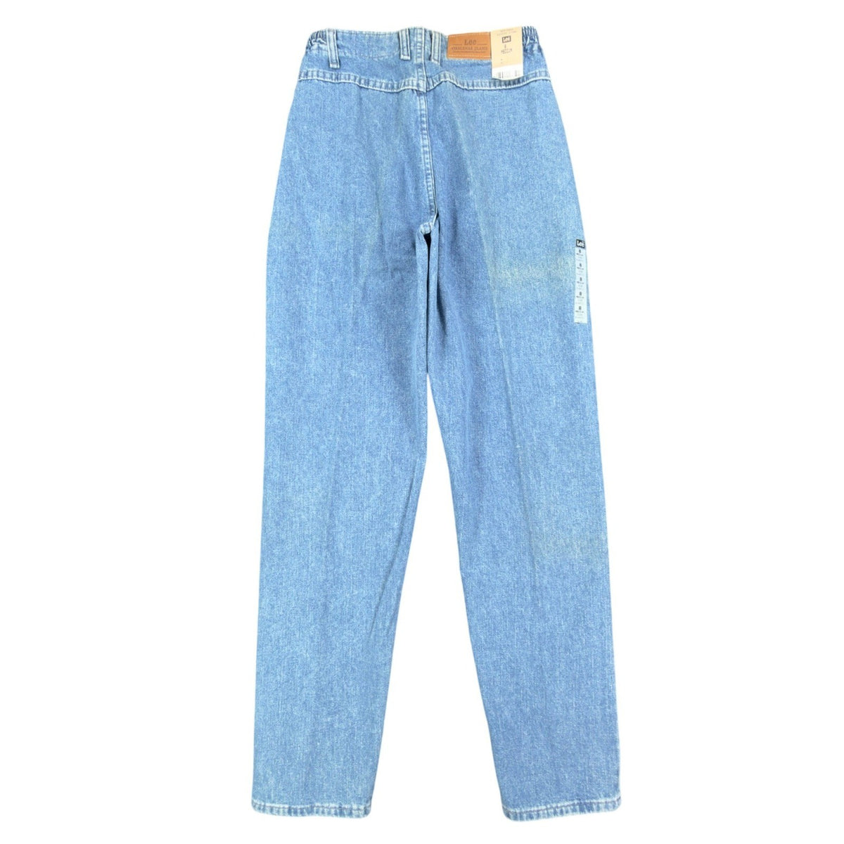 Lee Y2K Side Elastic Jeans Womens 8 Medium Blue Denim NWT Pepper Stone Relaxed - take2supply