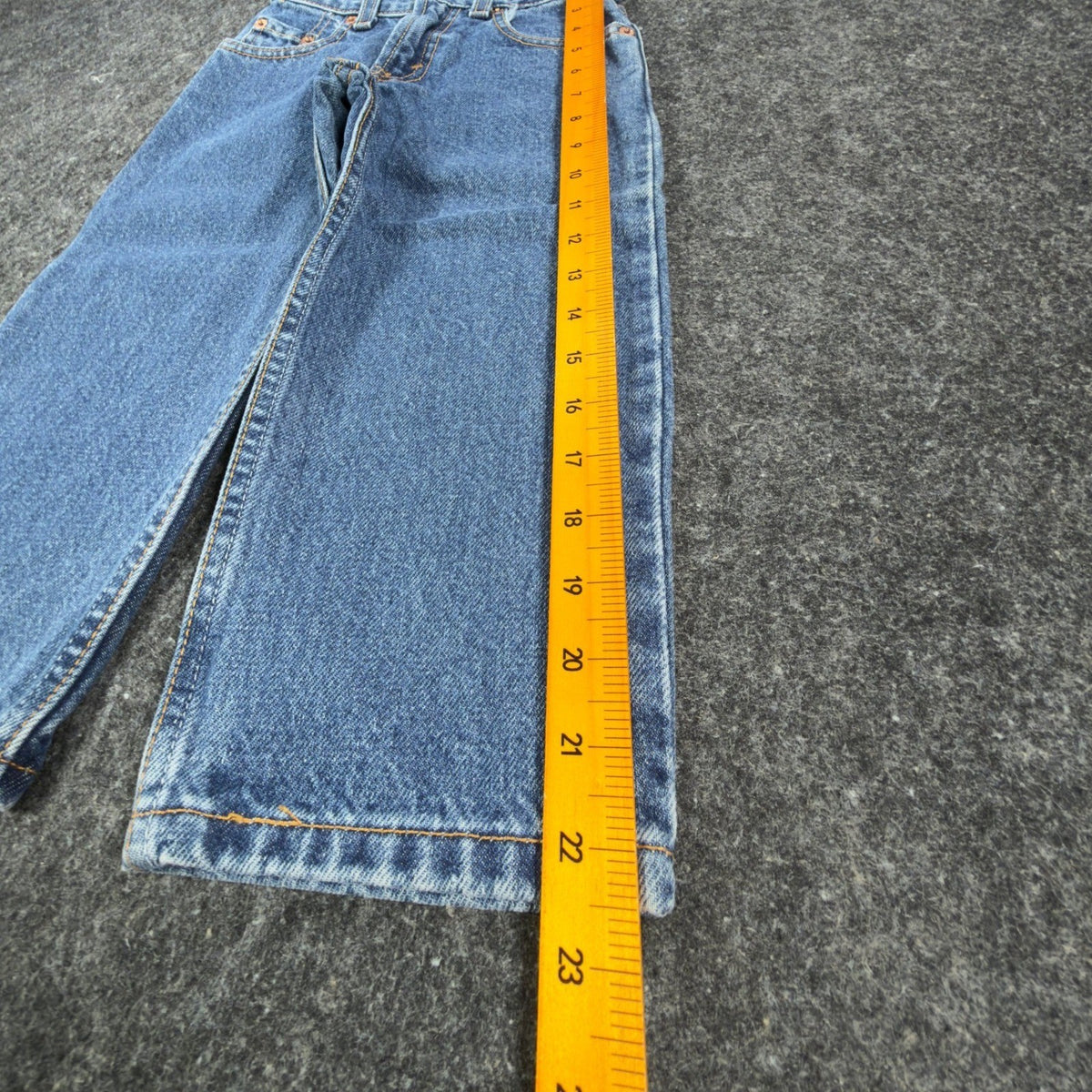 Levi's Vintage 90s Boys 4 Regular 550 Relaxed Fit Jeans Blue Denim NWT - take2supply