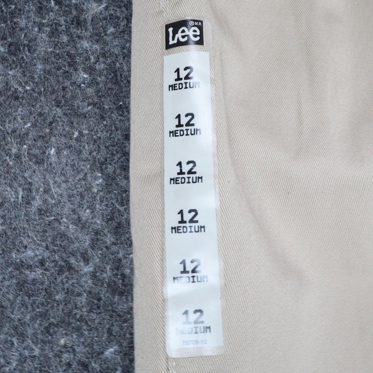 Lee Casuals Pleated Chino Pants Womens 12 M Khaki Cotton Wrinkle Free NWT - take2supply