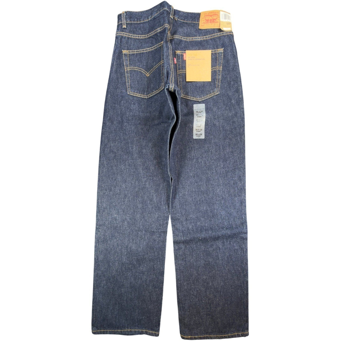 Levi's 2000s 565 Wide Leg Jeans Boys 30x32 Dark Indigo Deadstock NWT Vintage - take2supply