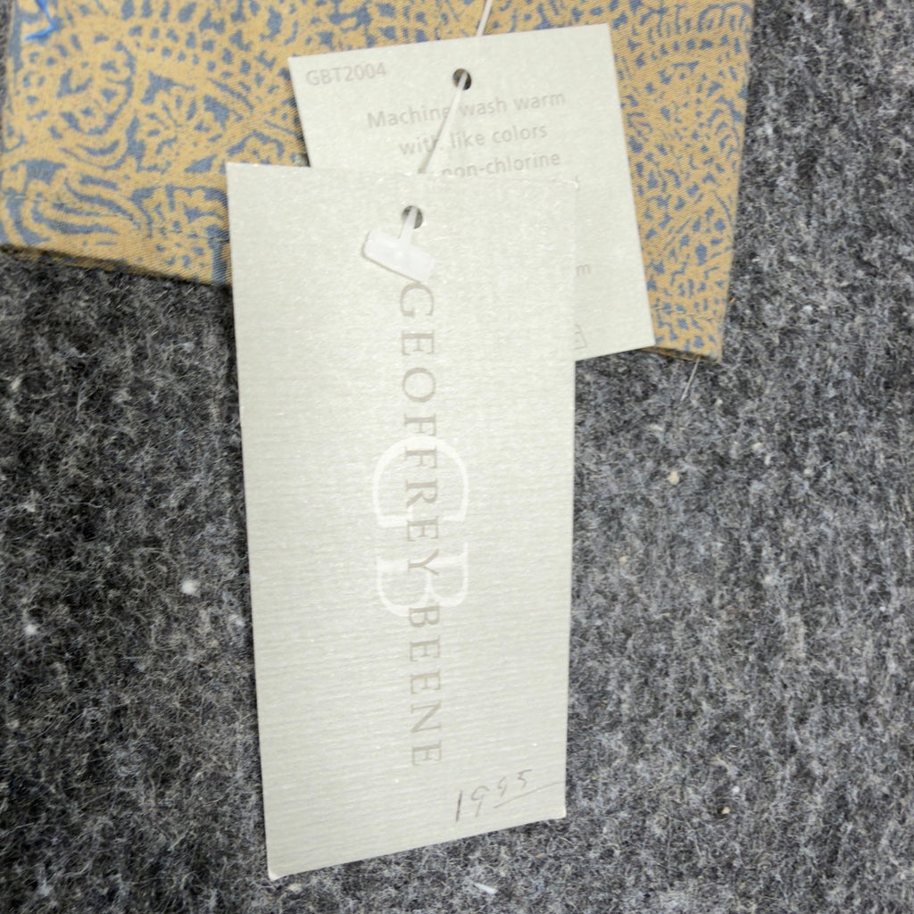 Geoffrey Beene Modern Paisley Button Up Mens Medium Tan Cotton NWT - take2supply