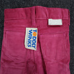 Toddly Winks Corduroy Pants Kids 4 Slim Pink Straight Leg USA Deadstock NWT - take2supply