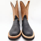 Old West 1611M Western Boots Mens 11.0 Black Tan Leather NIB - take2supply