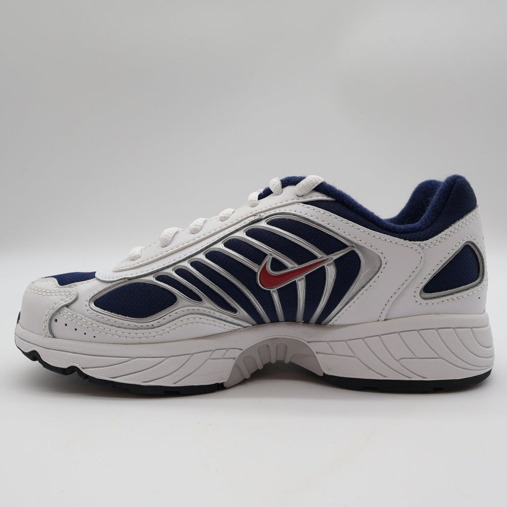 Nike Attest VII GS Kids Size 4.5Y Vintage 2006 White Navy Red 312981-161 New - take2supply