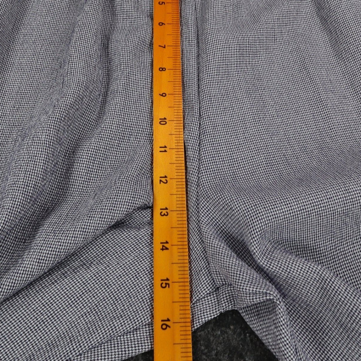 Southern Lady Pants Womens XL Navy Blue White Houndstooth Elastic Waist New - take2supply