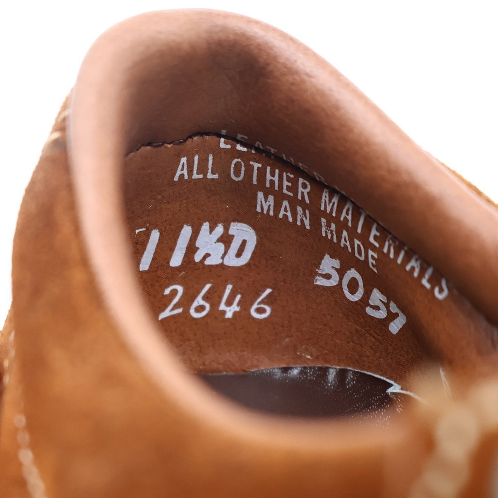 Walker Shoes Oxford Kids 11.5D Vintage Brown Suede Crepe Sole Deadstock 2646 - take2supply