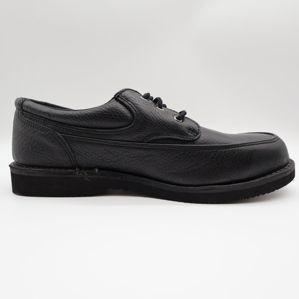 Bucks Steel Toe Work Shoes Mens 10 Vintage Black Leather Safety Toe W4570 - take2supply