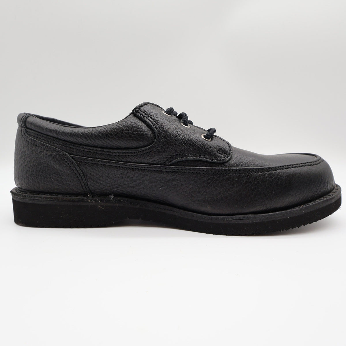 Bucks Steel Toe Work Shoes Mens 10 Vintage Black Leather Safety Toe W4570 - take2supply