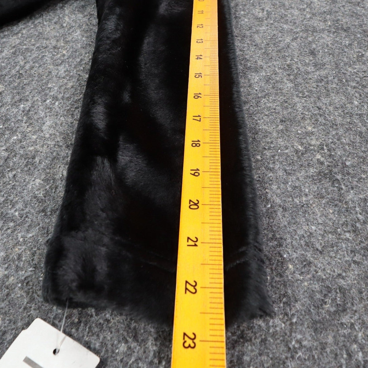 That's Me! Faux Fur Jacket Size 6 Vintage 90s Black Button Front Plush Coat - take2supply