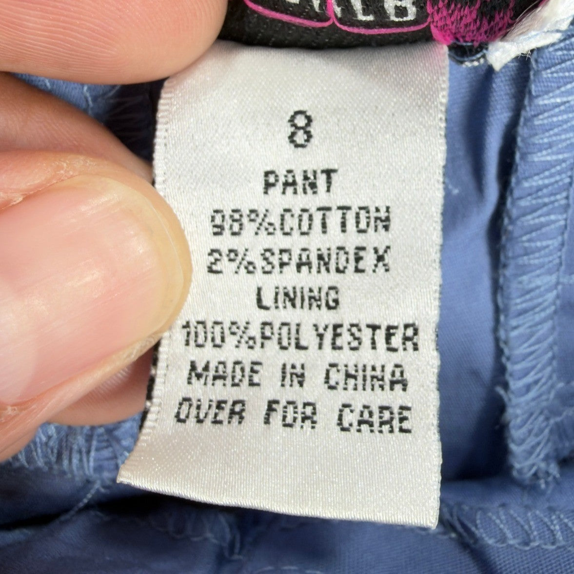 Amy Byer Y2K Bermuda Shorts Girls 8 Blue Cotton Spandex NWT - take2supply