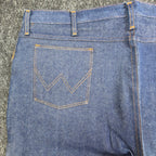 Wrangler Vintage 80s Bootcut Jeans Mens 44x32 Blue Cotton USA Made NOS NWT - take2supply