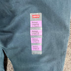 Levi's Vintage 80s Sateen Legging Girls 12 Reg Teal Cotton Slim Stretch NOS - take2supply