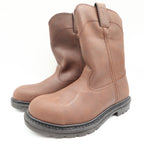 Worx By Red Wing 5701 Steel Toe Pull-On Boots Mens 9 Brown Leather NIB - take2supply