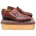 Barclay Loafers Mens 12 D Vintage Brown Leather Slip On Endicott Johnson NOS - take2supply