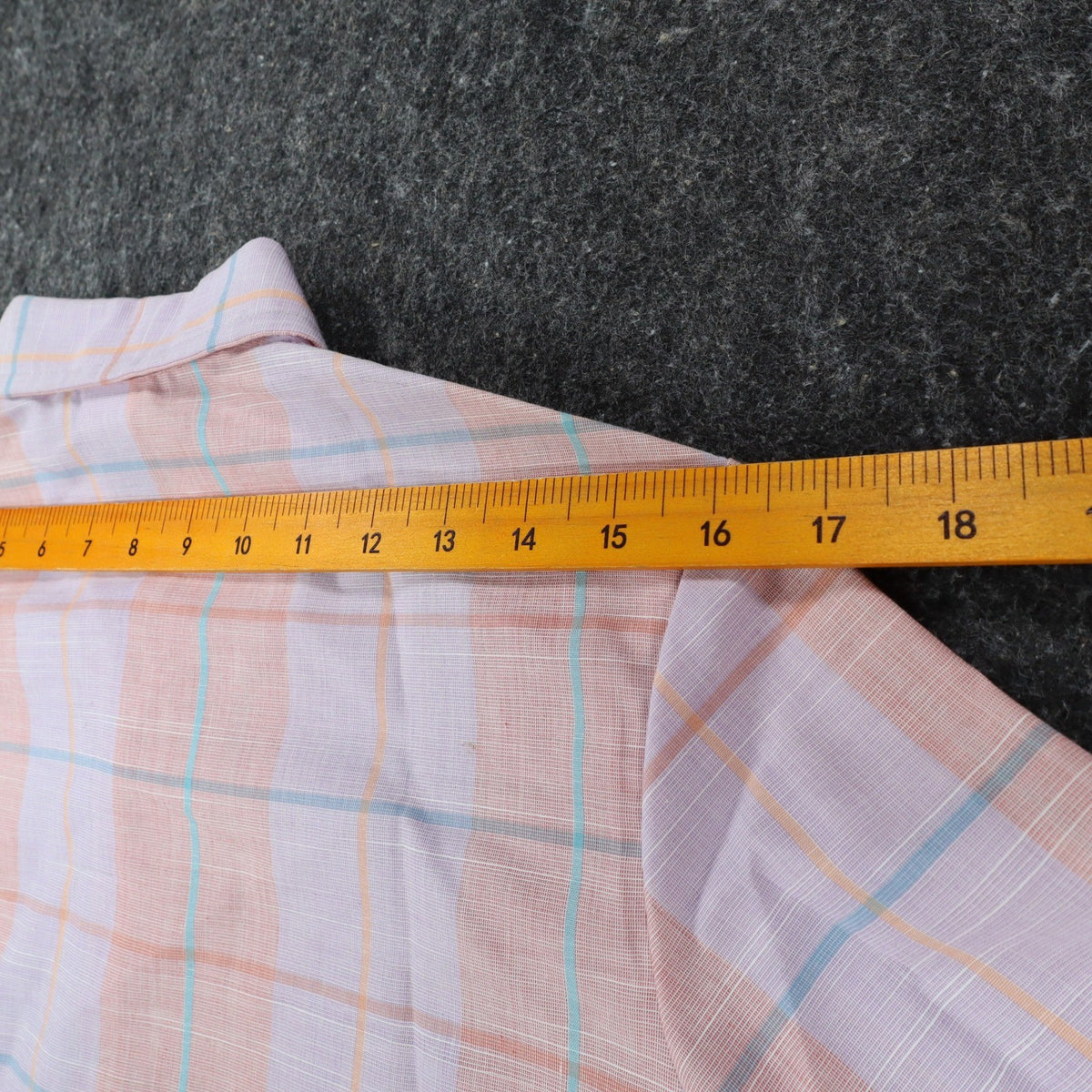 Jenny B Collection Plaid Shirt Womens 9/10 Vintage 80s Pink Pastel Short Sleeve - take2supply