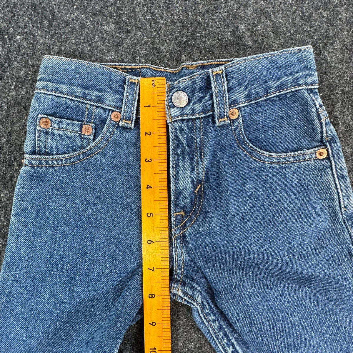 Levi's Vintage Y2K 517 Flare Jeans Girls Size 5 Blue Cotton Denim NWT - take2supply