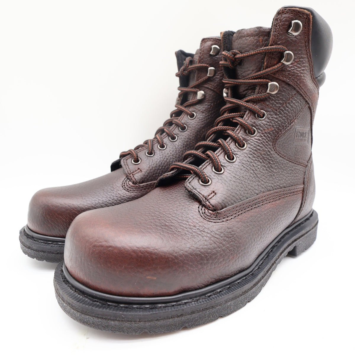 Worx By Red Wing Steel Toe Work Boots Mens 8.5 Brown Leather 5526 NIB - take2supply