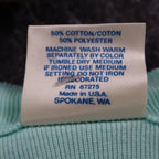 Buffalo Mens Large Vintage Henley Shirt Deadstock USA Made Mint Green Skier L - take2supply