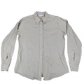 Lady Donlin Button Down Shirt Womens 16 Vintage 70s Tan Cotton Blend Deadstock - take2supply