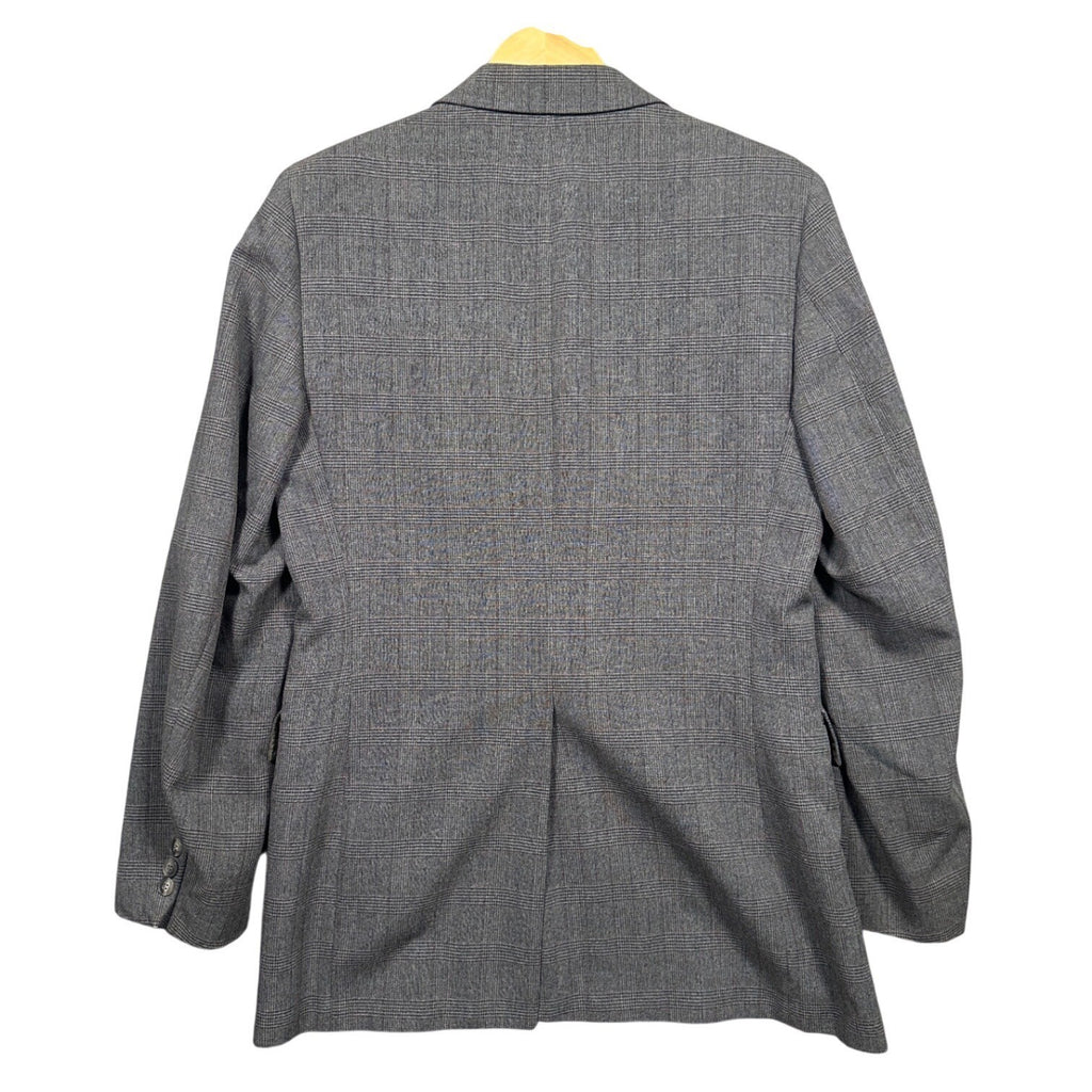 Levi Strauss Business Class Mens Grey Glen Plaid Blazer Sport Coat 40L USA Made - take2supply