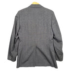 Levi Strauss Business Class Mens Grey Glen Plaid Blazer Sport Coat 40L USA Made - take2supply
