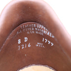 Walker Vintage 70s Leather Shoes Mens 8 D Brown Made in USA Deadstock 7216 - take2supply