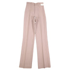 Vintage 70s High Rise Trousers Size 9-10 Deadstock Tan Beige Polyester USA C989 - take2supply