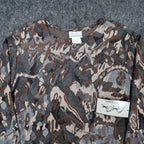 Bend Over Levi Strauss Top Womens Large Vintage 90s Brown Abstract Knit NWT USA - take2supply