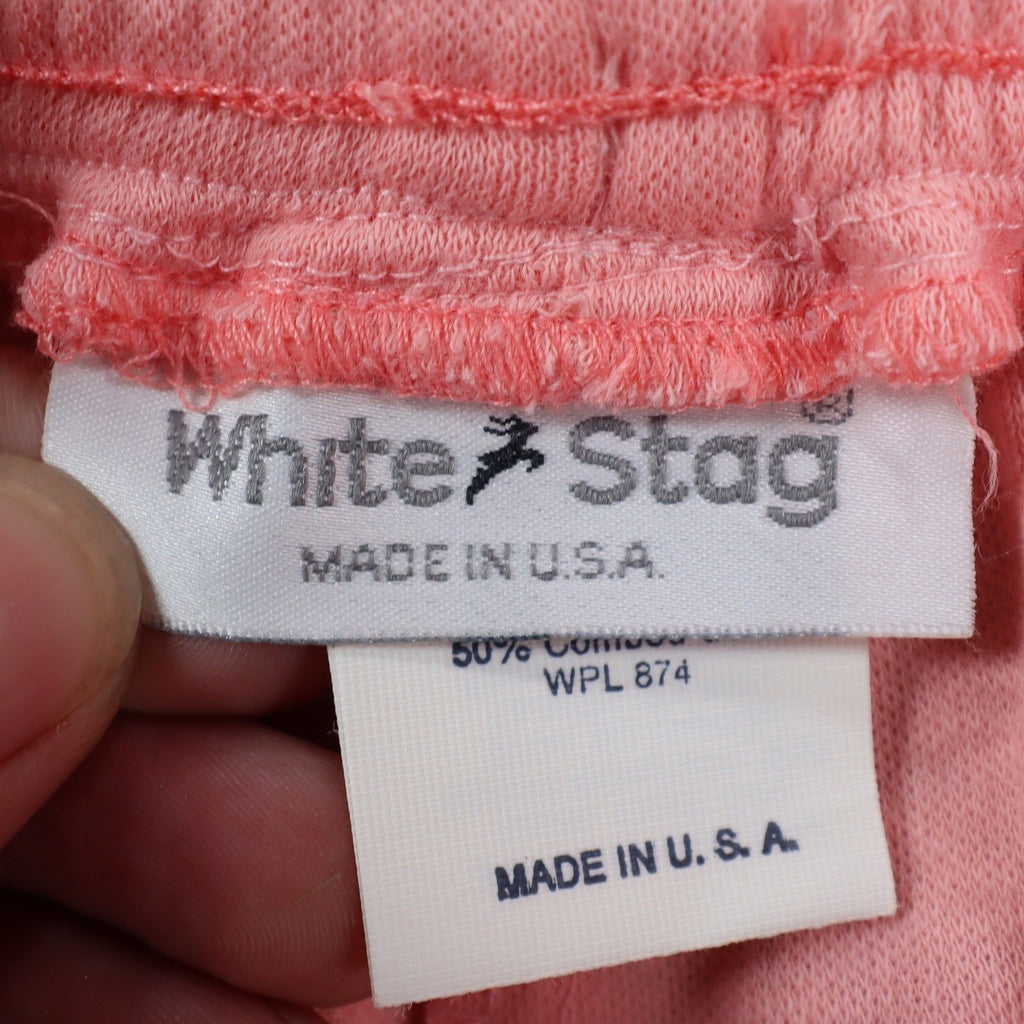 White Stag Shorts Womens Small Vintage 90s Pink Cotton Blend Deadstock USA Made - take2supply