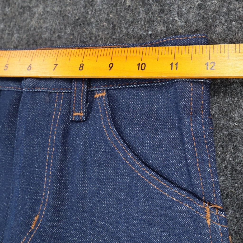 Maverick Western Boot Jean Boys 9 Reg Vintage Indigo Blue Denim Made in USA NEW - take2supply