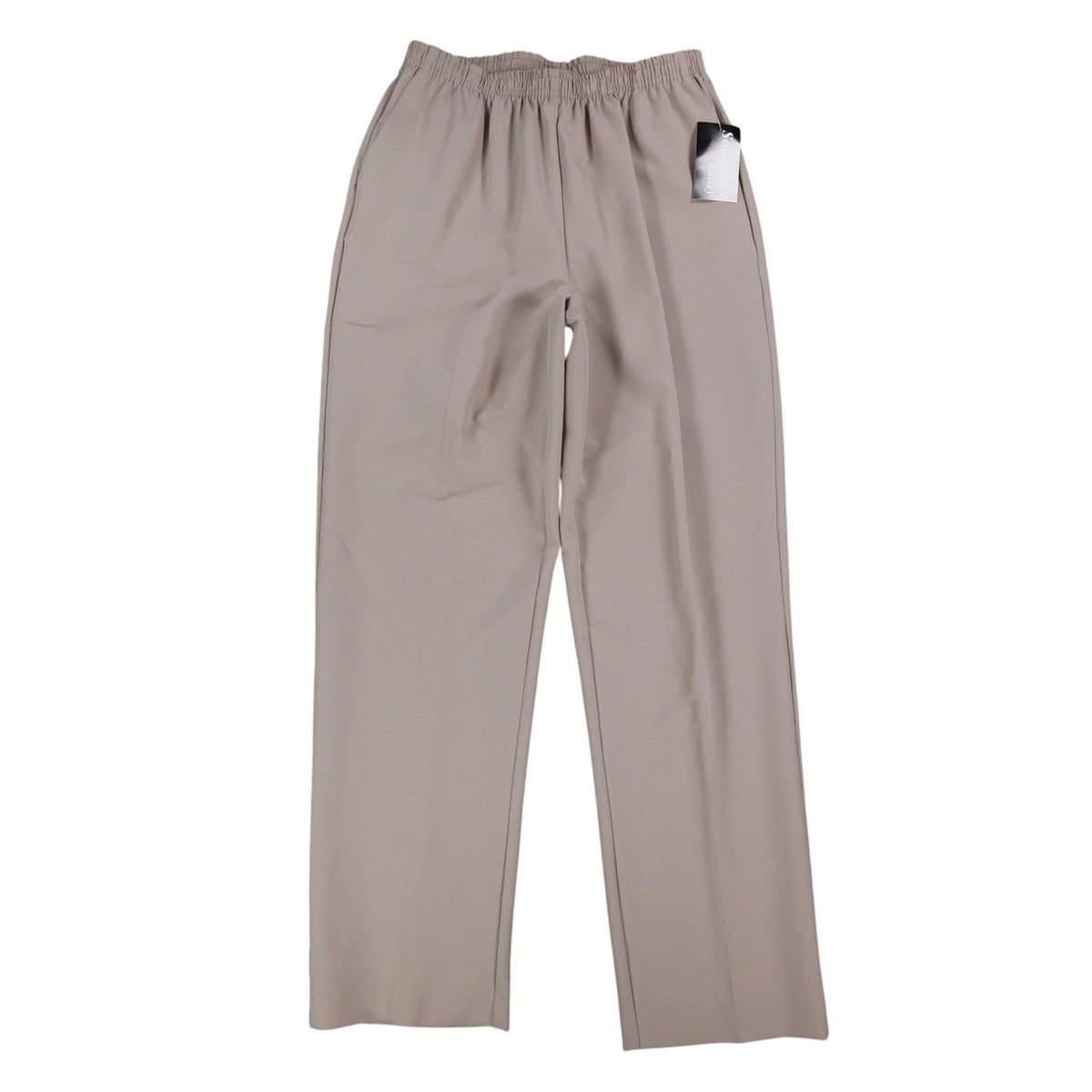 Southern Lady Pants Womens 12 Tan Pull On Elastic Waist Straight Leg NWT NOS - take2supply