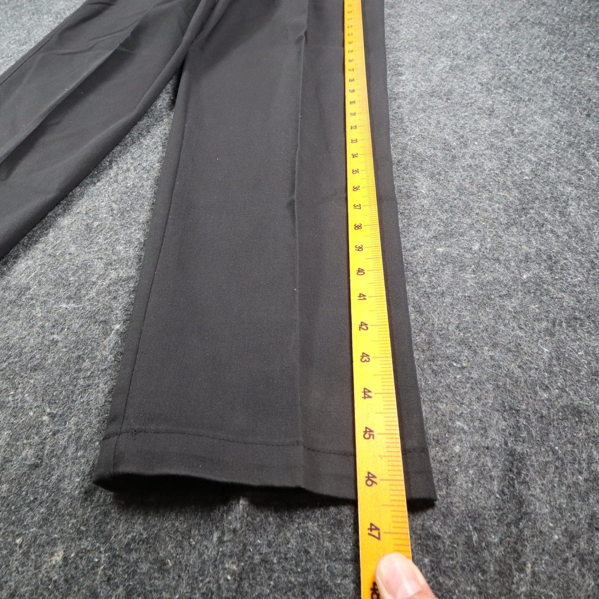 Lee Tapered Leg Pants Womens 16 L Black Side Elastic Stretch Pleated C864 - take2supply
