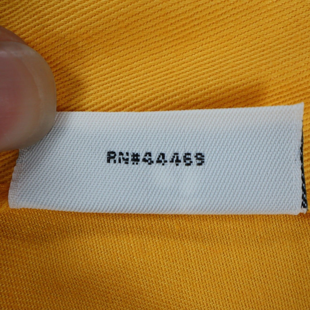 Hang Ten Shorts Womens 3/4 Vintage 90s Yellow Cotton High Rise Made in USA NOS - take2supply