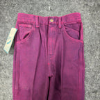 Young Maverick Jeans Girls 12 Reg Vintage 80s Pink Denim Straight Leg NWT USA - take2supply