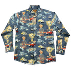 North River Americana Truck Shirt Mens Medium Black Cotton NWT Vintage Style - take2supply