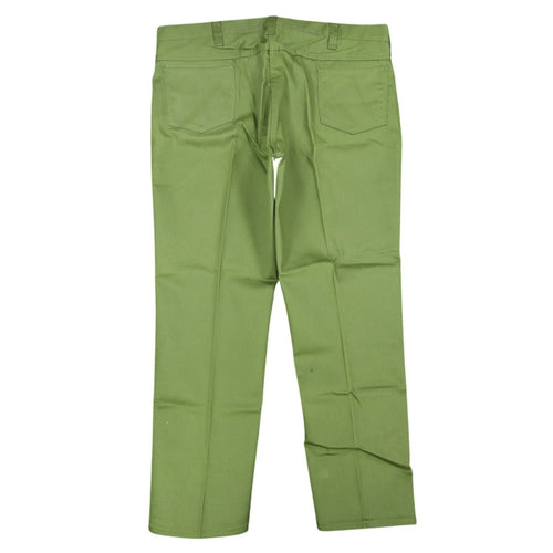 Back view of green Aldens pants