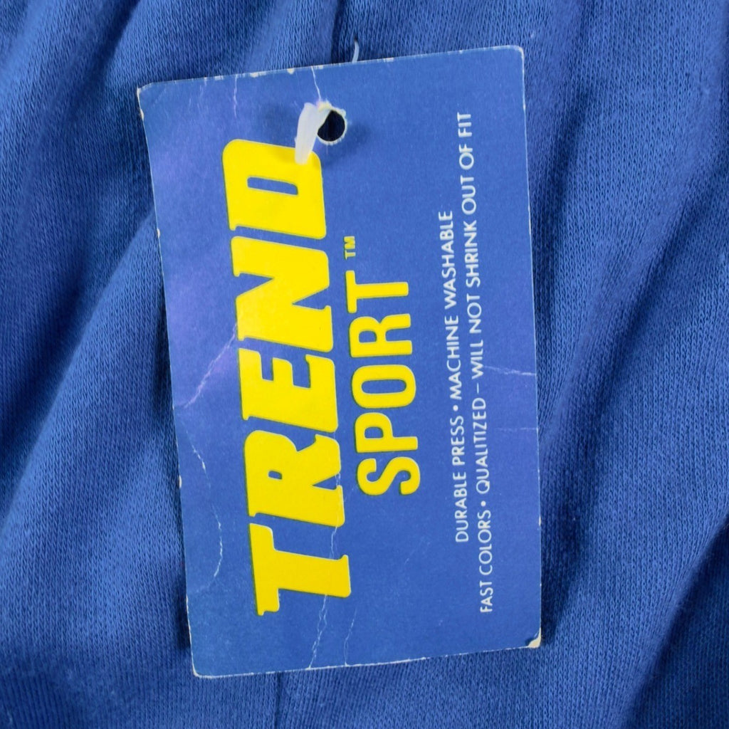 Trend Sport Vintage 80s Running Shorts Boys L 14-16 Blue Cotton Blend NWT - take2supply