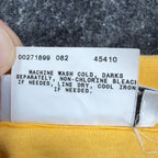 A. Byer Y2K Polo Shirt Womens Small Yellow Cotton Deadstock NWT Made in USA - take2supply