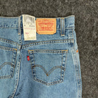 Levi's Y2K 550 Relaxed Shorts Misses 4 Blue Cotton Denim NWT Deadstock - take2supply