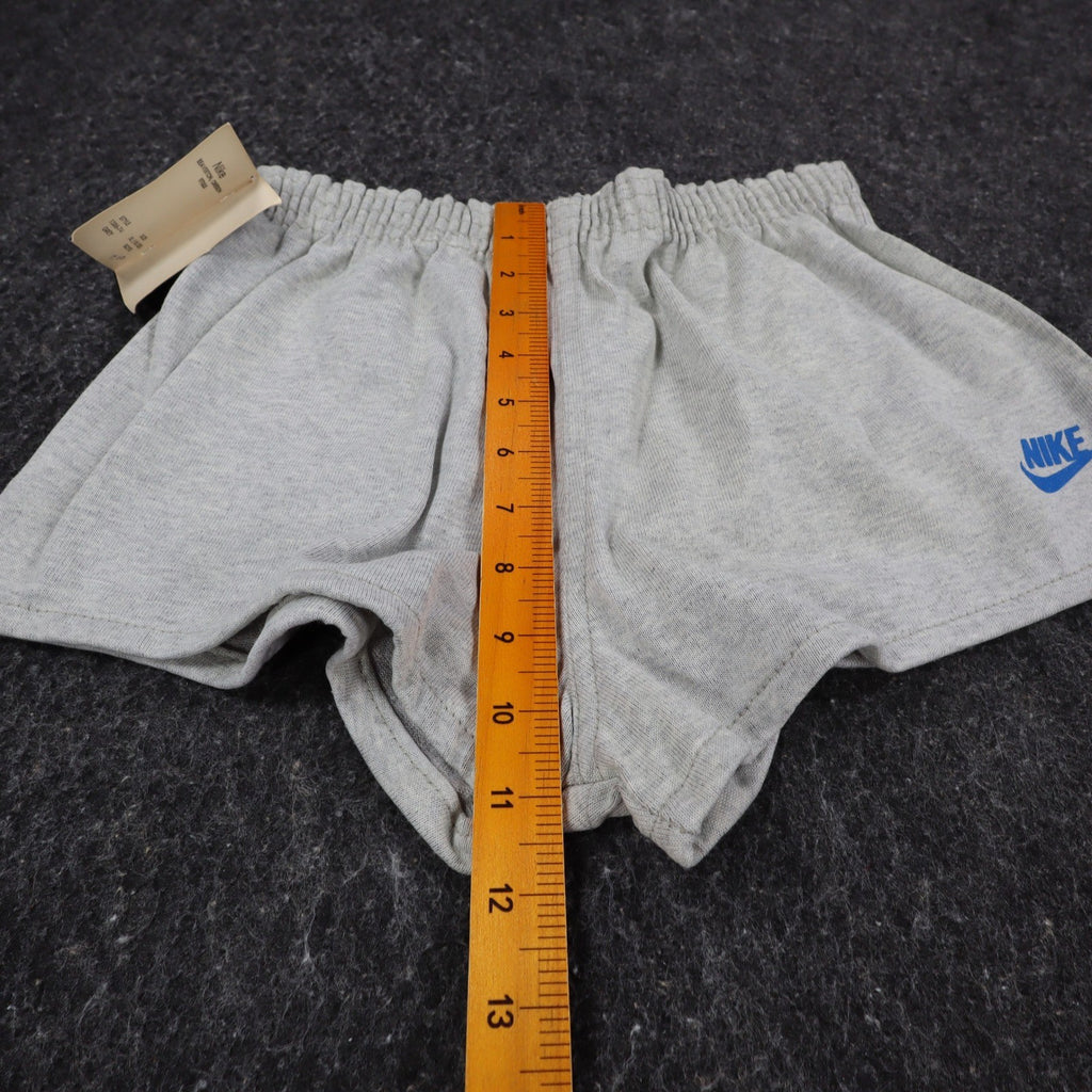Nike Vintage Shorts Boys XL 18/20 80s 90s Grey Deadstock Made in USA 1386-74 - take2supply