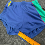 Trend Sport Vintage 80s Running Shorts Boys L 14-16 Blue Cotton Blend NWT - take2supply