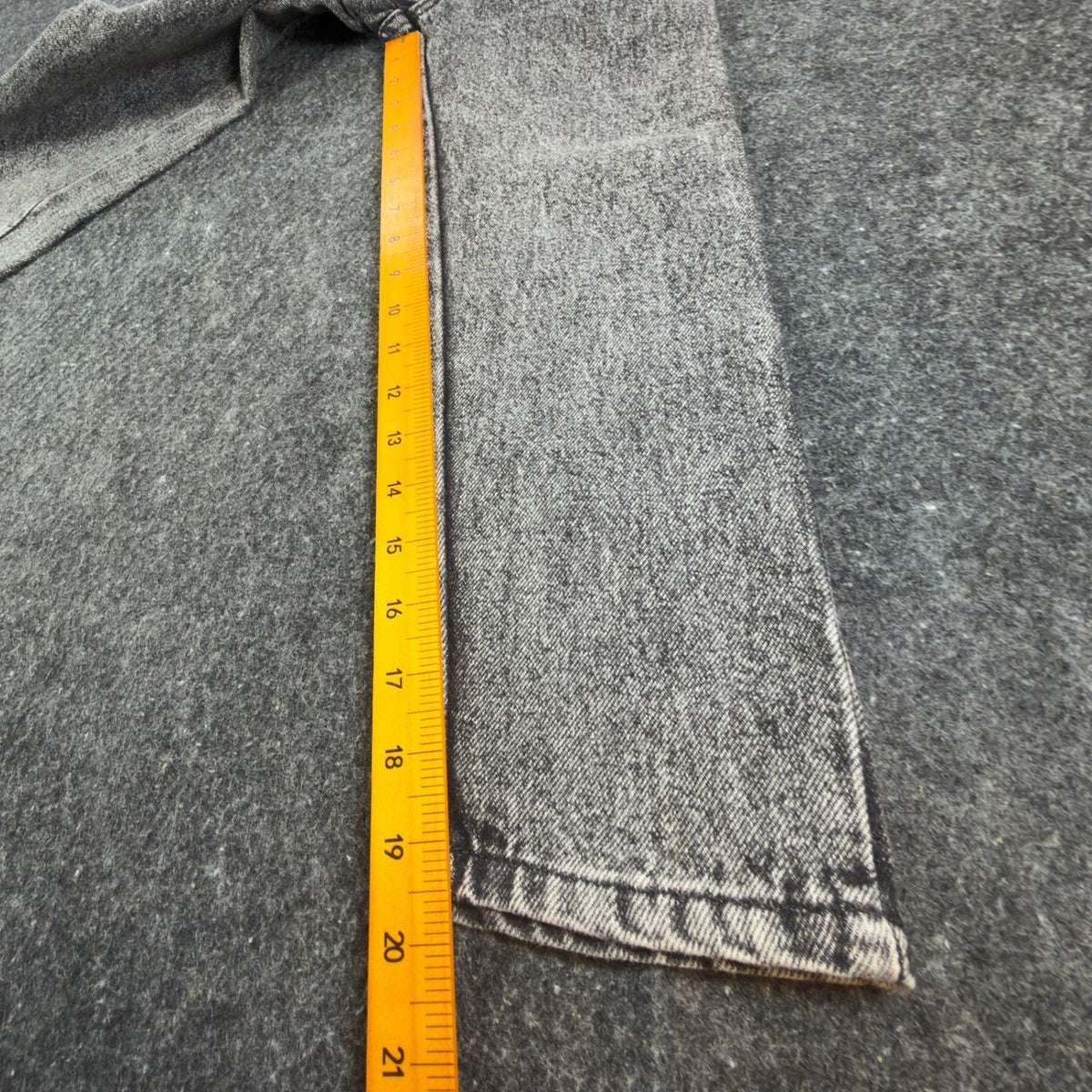Lee Easy Riders Jeans Boys 6 Slim Black Acid Wash Baggy Tapered VTG 80s USA - take2supply
