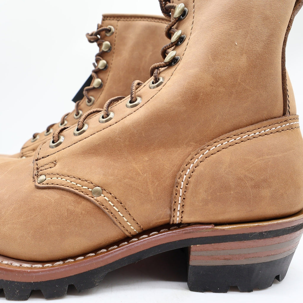 Carolina Logger Boots Mens 9 2E Brown Leather Steel Toe Work Boots NWT 8585 - take2supply