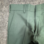 Maverick 70s Vintage Flare Trousers Mens 30x32 Green Polyester NWT Deadstock - take2supply