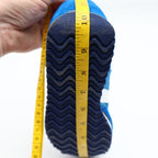 Converse Road Star Boys Size 3.5 Vintage 80s Blue White Nylon Suede Sneakers - take2supply