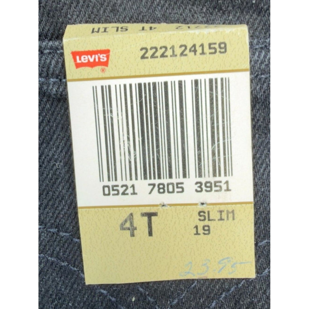 Levi's Vintage 90s 550 Jeans Toddler 4T Black Orange Tab USA NOS NWT - take2supply