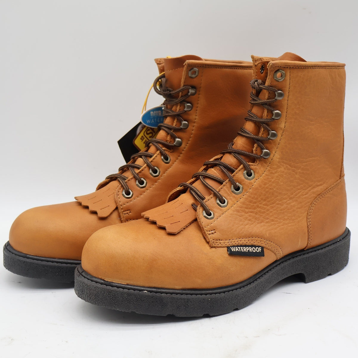 Durango Lacer Work Boots Mens 10D Farm & Ranch Waterproof Steel Toe Tan DB5622 - take2supply