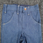 Young Maverick Jeans Size 4 Vintage 70s Blue Denim Bootcut Deadstock USA Made - take2supply